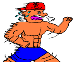 He is bodybuilder sticker #1902004