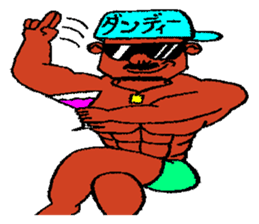 He is bodybuilder sticker #1902005