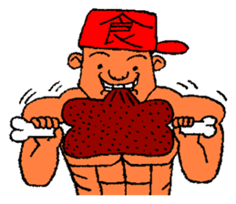 He is bodybuilder sticker #1902009