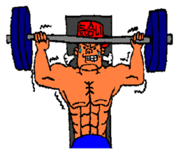 He is bodybuilder sticker #1902010