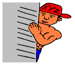 He is bodybuilder sticker #1902012