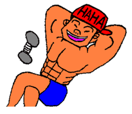 He is bodybuilder sticker #1902019