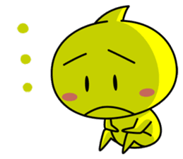 Yellow ball TAMA-chan sticker #1902057