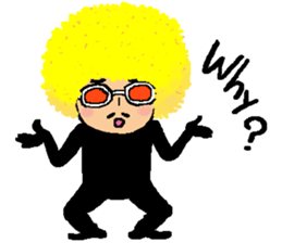 Law of Afro sticker #1902101