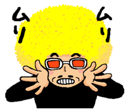 Law of Afro sticker #1902127