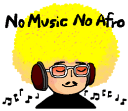 Law of Afro sticker #1902139