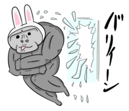 Gorilla not a Rabbit sticker #1902172