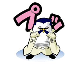 Yankee Penguin Johnny sticker #1902668