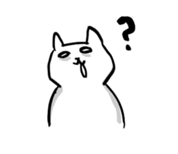 Unpleasant cat sticker #1903020