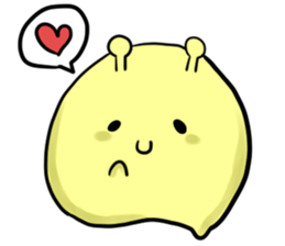 A green caterpillar and friends sticker #1903304