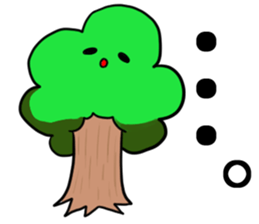 A green caterpillar and friends sticker #1903322