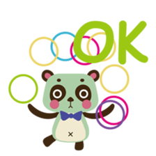 Panda trio Acrobat-Team sticker #1903422