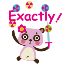 Panda trio Acrobat-Team sticker #1903430