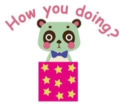 Panda trio Acrobat-Team sticker #1903431