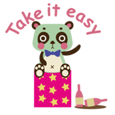 Panda trio Acrobat-Team sticker #1903435