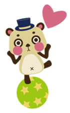 Panda trio Acrobat-Team sticker #1903446