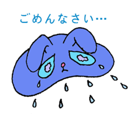 Panda rabbit sticker #1903551