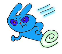 Panda rabbit sticker #1903560