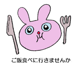 Panda rabbit sticker #1903576