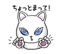 Blue eyes cat "Maiko" & "Ataru" vol.2 sticker #1903607