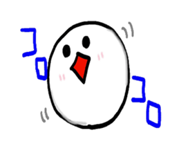 Feeling of the rice cake sticker #1903810