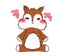 Daily life of the squirrel sticker #1903845
