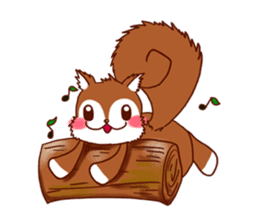 Daily life of the squirrel sticker #1903848