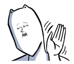 The cat which seems to be boring sticker #1904062