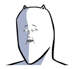 The cat which seems to be boring sticker #1904064