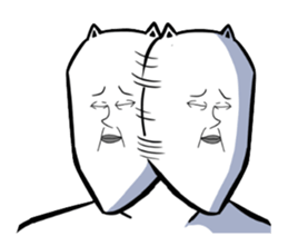 The cat which seems to be boring sticker #1904069