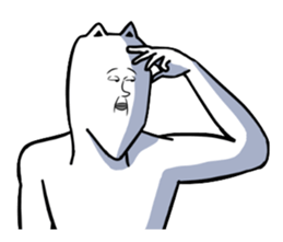 The cat which seems to be boring sticker #1904071