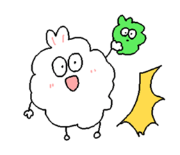 Dust rabbit (3) sticker #1904501