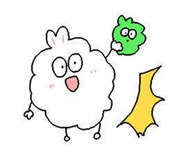 Dust rabbit (3) sticker #1904501