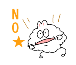 Dust rabbit (3) sticker #1904503