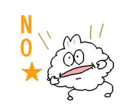 Dust rabbit (3) sticker #1904503