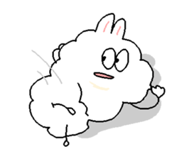 Dust rabbit (3) sticker #1904504