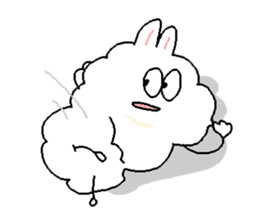 Dust rabbit (3) sticker #1904504