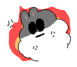 Dust rabbit (3) sticker #1904517