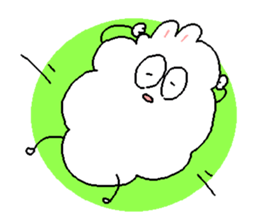 Dust rabbit (3) sticker #1904519