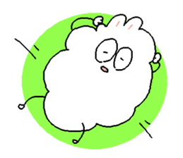 Dust rabbit (3) sticker #1904519