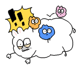 Dust rabbit (3) sticker #1904520