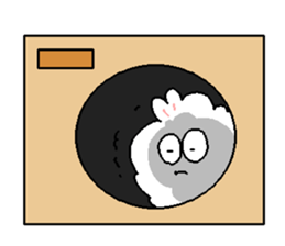 Dust rabbit (3) sticker #1904521