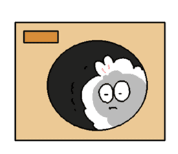 Dust rabbit (3) sticker #1904521