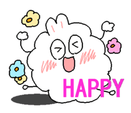 Dust rabbit (3) sticker #1904523