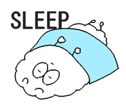 Dust rabbit (3) sticker #1904524