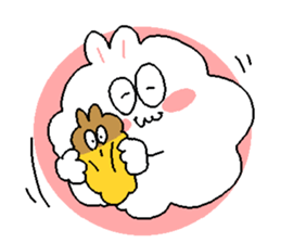 Dust rabbit (3) sticker #1904526