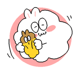Dust rabbit (3) sticker #1904526