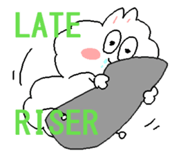 Dust rabbit (3) sticker #1904530