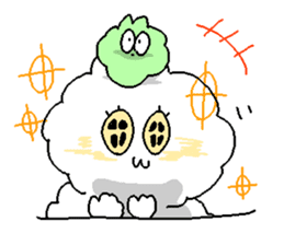 Dust rabbit (3) sticker #1904531