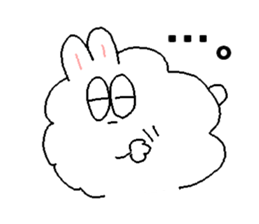 Dust rabbit (3) sticker #1904533